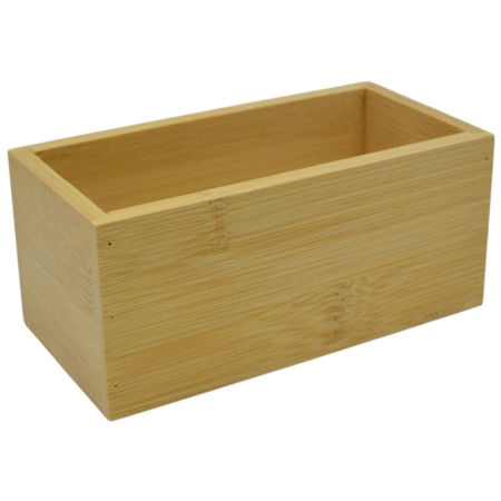 Κουτί αποθήκευσης μπαμπού natural 15x7.5x6.8εκ Ankor 847020