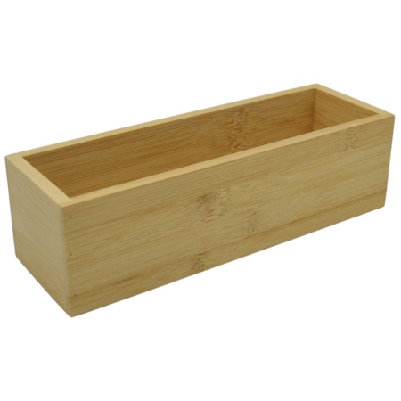 Κουτί αποθήκευσης μπαμπού natural 23x7.5x6.8εκ Ankor 847037
