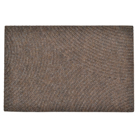 Πατάκι εισόδου Καμπύλες καφέ 60x40εκ Ankor 848294