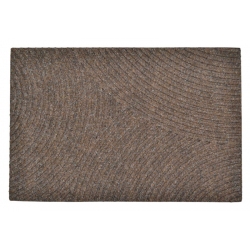 Πατάκι εισόδου Καμπύλες καφέ 75x45εκ Ankor 848300