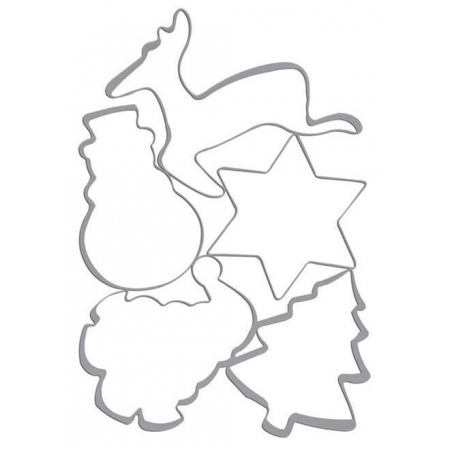 Κουπάτ ανοξείδωτα σετ 5 τεμαχίων Ankor 788477