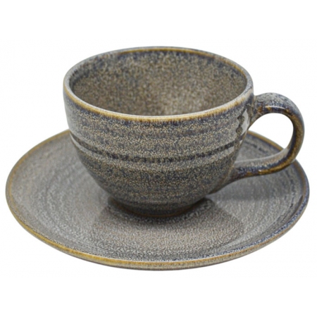 Φλυτζάνια καφέ σετ 6 τεμαχίων κεραμικά γκρι 160cc Ankor 847792 Φλυτζάνια καφέ σετ 6 τεμαχίων κεραμικά γκρι 160cc Ankor 847792