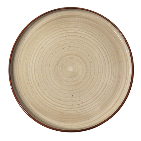 Πιάτο ρηχό stoneware μπεζ 26x2εκ Ankor 84903-18D