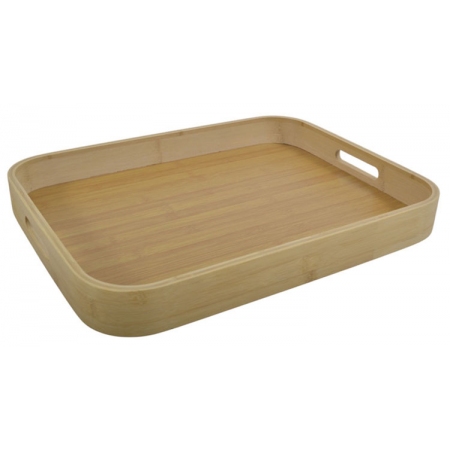 Δίσκος σερβιρίσματος ξύλινος natural 45.5x35.5x5εκ Ankor 846894