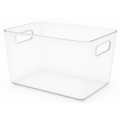 Καλάθι οργάνωσης πλαστικό διάφανο 26.5x17x13.5εκ Ankor 847167