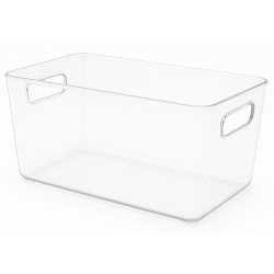 Καλάθι οργάνωσης πλαστικό διάφανο 23.5x13x11.5εκ Ankor 847174