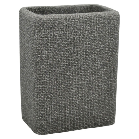 Ποτηράκι μπάνιου πολυεστερικό γκρι 8.5x5.5x11.5εκ Ankor 850082