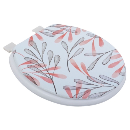 Καπάκι λεκάνης τουαλέτας μαλακό Φύλλα λευκό Ankor 848201