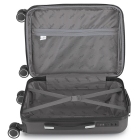 Σετ 2 βαλίτσες ταξιδίου ανθρακί 55εκ-65εκ Ankor 846474