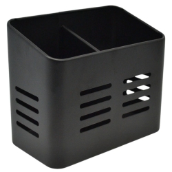 Κουταλοθήκη μεταλλική μαύρη 16x9x13.5εκ Ankor 846825