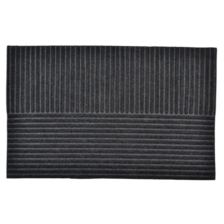 Πατάκι εισόδου Γραμμές μαύρο 60x40εκ Ankor 848317