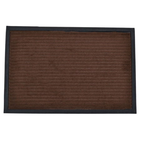 Πατάκι εισόδου καφέ-μαύρο 60x40εκ Ankor 847235