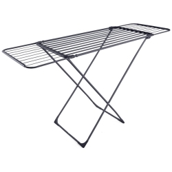 Απλώστρα ρούχων μεταλλική μαύρη 18m Ankor 850327