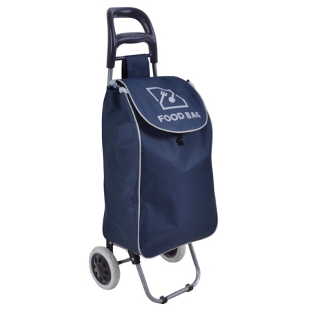 Καρότσι λαϊκής υφασμάτινο Food bag μπλε 96εκ Ankor 852239