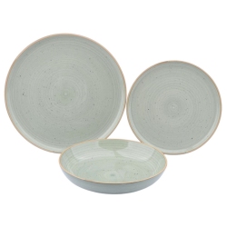 Πιάτα stoneware σετ 18 τεμαχίων μέντα Ankor 85352-18