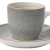 Φλυτζάνια καφέ σετ 6 τεμαχίων stoneware γκρι 90cc Ankor 853588