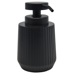 Σαπουνοθήκη-dispenser πολυεστερικό μαύρο 9x10x15εκ Ankor 850365