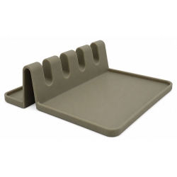 Βάση σιλικόνης για κουτάλες taupe 13.5x13.5x3.5εκ Ankor 854271