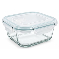 Φαγητοδοχείο τετράγωνο γυάλινο 750ml Ankor 855797