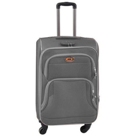 Βαλίτσα ταξιδίου γκρι 46x32x70εκ Ankor 782963L