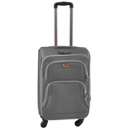 Βαλίτσα ταξιδίου γκρι 42x28x60εκ Ankor 782963M