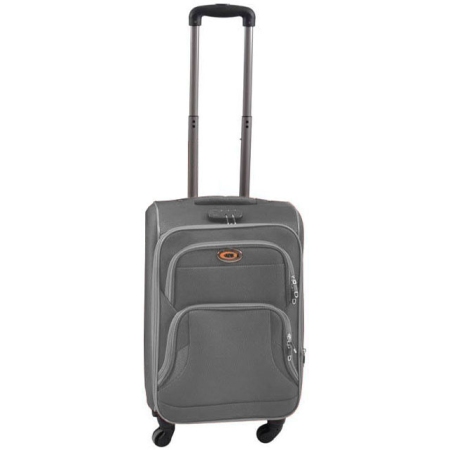 Βαλίτσα ταξιδίου γκρι 37x24x60εκ Ankor 782963S