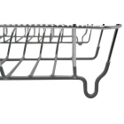 Πιατοθήκη γούρνας μεταλλική γκρι 36.5x33x13.5εκ Ankor 798018