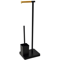 Βάση για χαρτί υγείας με πιγκάλ μεταλλικό μαύρο 69εκ Ankor 806294