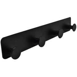 Κρεμάστρα τοίχου μεταλλική μαύρη 25.7εκ Ankor 806249