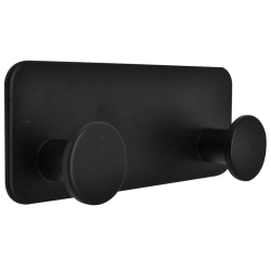 Κρεμάστρα τοίχου μεταλλική μαύρη 10.7εκ Ankor 806232