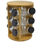 Βάση μπαχαρικών μπαμπού περιστρεφόμενη 24εκ Ankor 806379