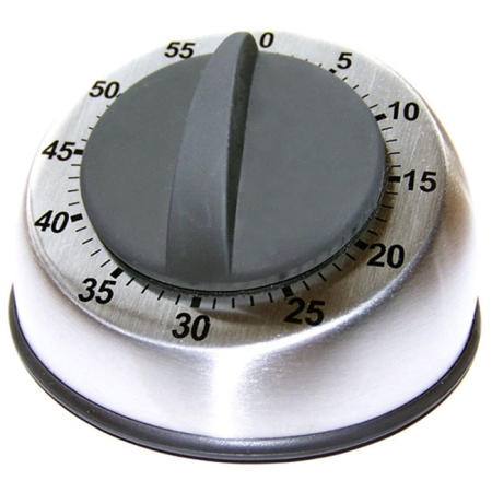 Χρονόμετρο κουζίνας μηχανικό μεταλλικό 9.6εκ Ankor 811014