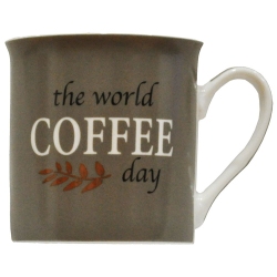 Κούπα πορσελάνης Coffee γκρι 325cc Ankor 811595