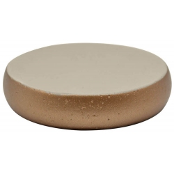 Σαπουνοθήκη μπάνιου γκρι-χάλκινο 11εκ Ankor 810161