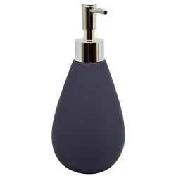 Σαπουνοθήκη-dispenser κεραμικό μωβ 19εκ Ankor ST34506