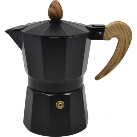 Καφετιέρα espresso 4 φλυτζάνια μαύρη 20εκ Ankor 807635