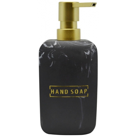 Σαπουνοθήκη-dispenser Μάρμαρο μαύρο 18εκ Ankor 812912