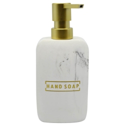 Σαπουνοθήκη-dispenser Μάρμαρο λευκό 18εκ Ankor 812943
