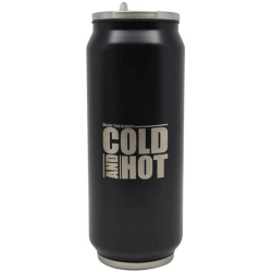 Ποτήρι θερμός ανοξείδωτο μαύρο 500ml Ankor 809752