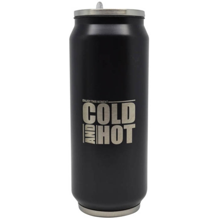 Ποτήρι θερμός ανοξείδωτο μαύρο 500ml Ankor 809752