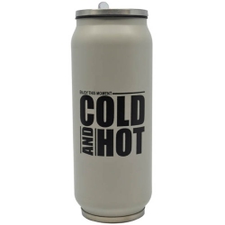 Ποτήρι θερμός ανοξείδωτο μπεζ 500ml Ankor 809776