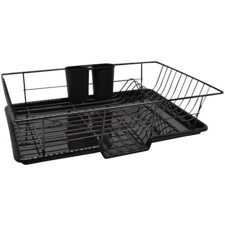 Πιατοθήκη μεταλλική μαύρη 48εκ Ankor 810390