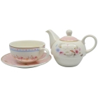 Σετ τσαγιού 2 τεμαχίων τσαγιέρα-φλυτζάνι πορσελάνης Ankor 814640