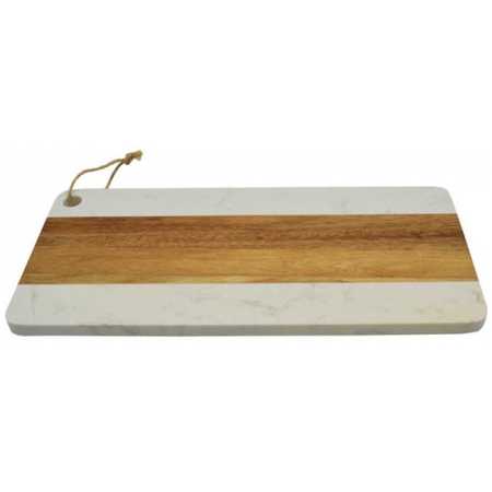 Βάση κοπής ξύλινη natural-λευκό 35εκ Ankor 809981