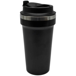 Κούπα ταξιδίου ανοξείδωτη μαύρο 450ml Ankor 815296