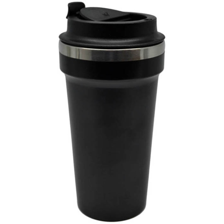 Κούπα ταξιδίου ανοξείδωτη μαύρο 450ml Ankor 815296