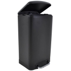 Κάδος απορριμμάτων μεταλλικός μαύρος 30Lt Ankor 817009