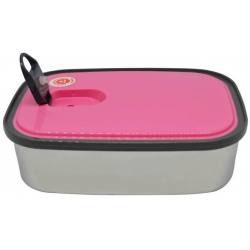 Φαγητοδοχείο ανοξείδωτο ροζ 380ml Ankor 818617