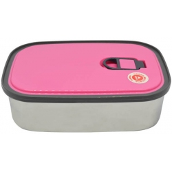 Φαγητοδοχείο ανοξείδωτο ροζ 1.25Lt Ankor 818655