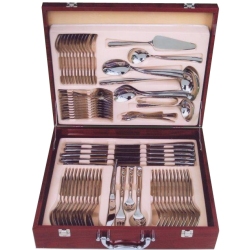 Μαχαιροπήρουνα 18/10 σετ 72 τεμαχίων Karvounis TW1010